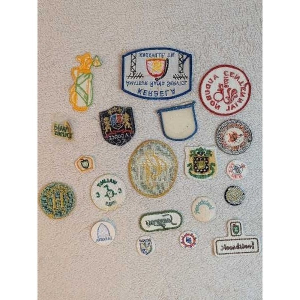 VTG Lot 21 Golf Course Country Club Embroidered Patches Bundle - Picture 14 of 16